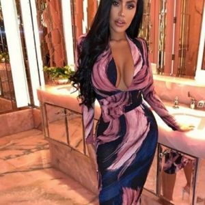 Sexy Wrap Around Womens Dress